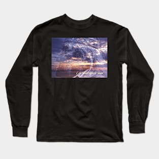 Wisdom takes Time . Long Sleeve T-Shirt